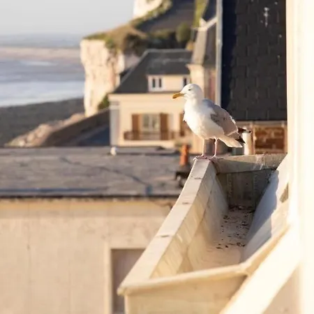 Le Courlis Vue Panoramique Sur La Mer, Balcons Ault Buitenkant foto
